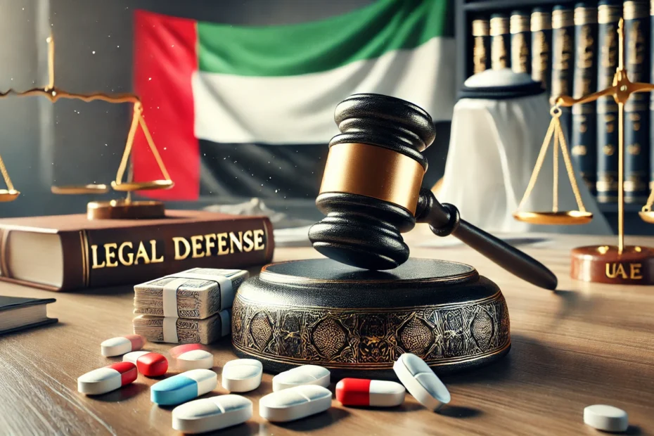 مذكرة دفاع حيازة مخدرات في الإمارات
