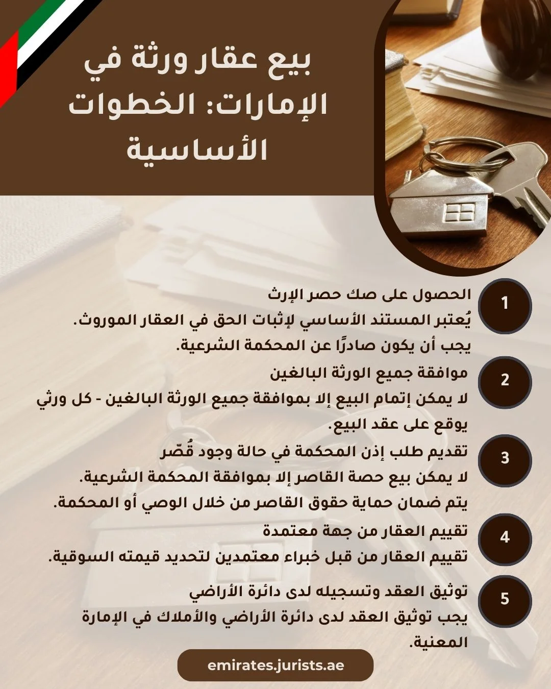 بيع عقار ورثة في الإمارات الخطوات الأساسية