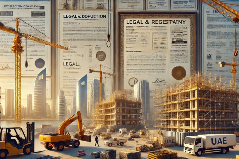 تأسيس شركة مقاولات في الامارات