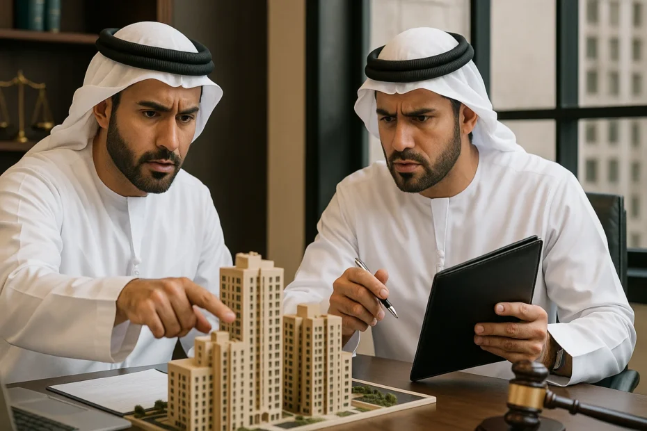 إجراءات حل النزاعات العقارية مع المطورين في الإمارات خطوة بخطوة